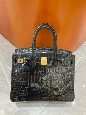 wholesale quality hermes birkin 30 shinny niloticus crocodile 89 noir ghd